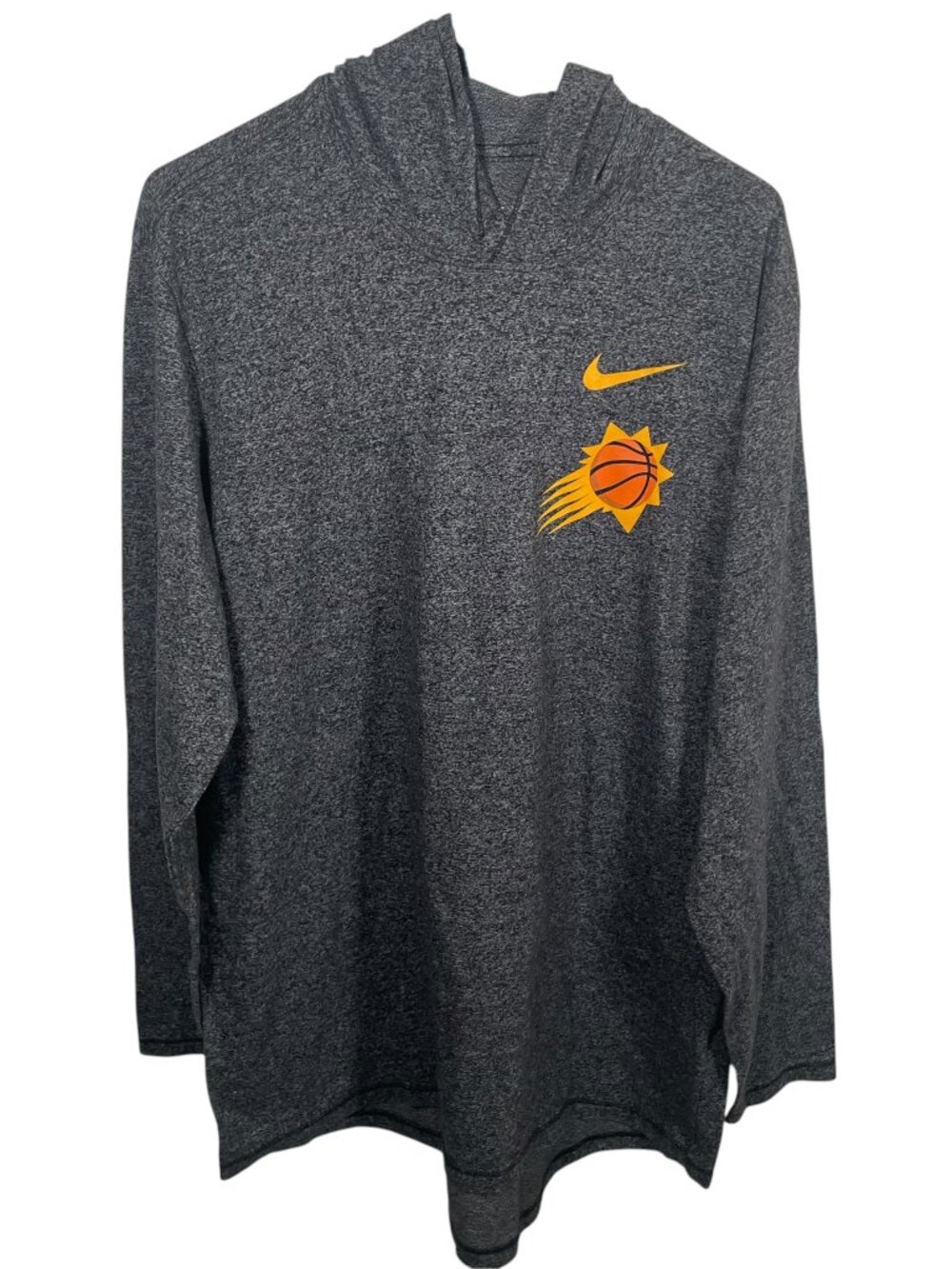 Nike NBA Basketball Phoenix Suns Pullover T Shirt Hoodie Mens XL Gray